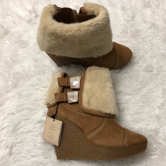 Zara Shoes - Zara Women’s Wedge Boots
